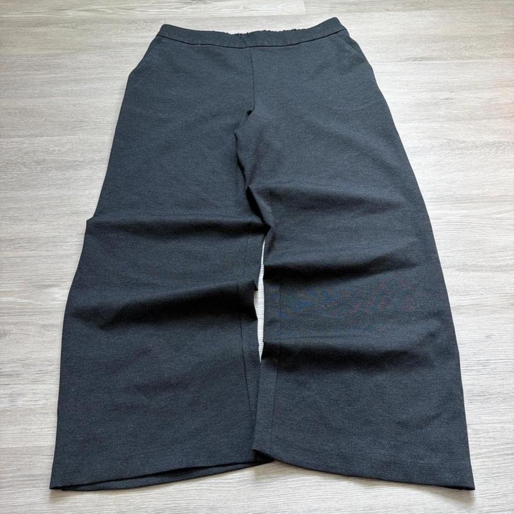 30W Grey Wide Leg Baggy Dress Pants Vintage Y2K